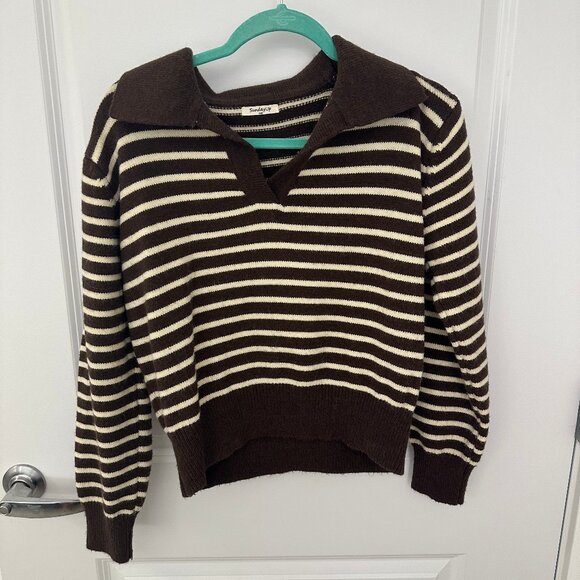 Sunday Up Striped Sweater - Picture 1 of 3